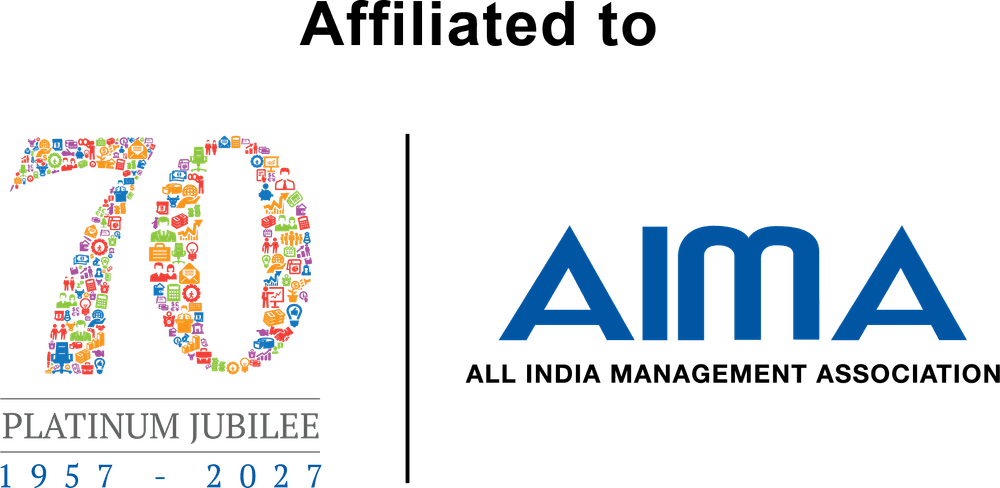 Platinum Jubilee 1957–2027. Affiliated to AIMA, All India Management Association (opens aima.in)